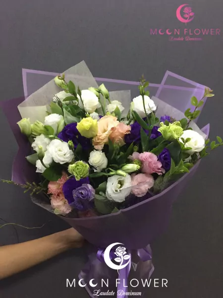 Bó hoa sinh nhật hoa cát tường mix mầu