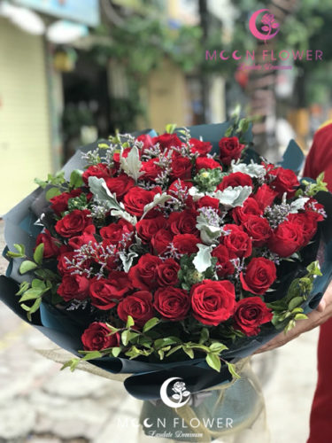 Bó hoa tặng sinh nhật tại Hà Nội hoa hồng đỏ
