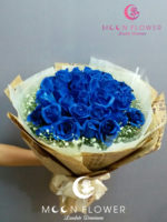 Bó hoa hồng xanh ngày Valentine