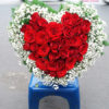 giỏ hoa hồng đỏ tặng người yêu, vợ