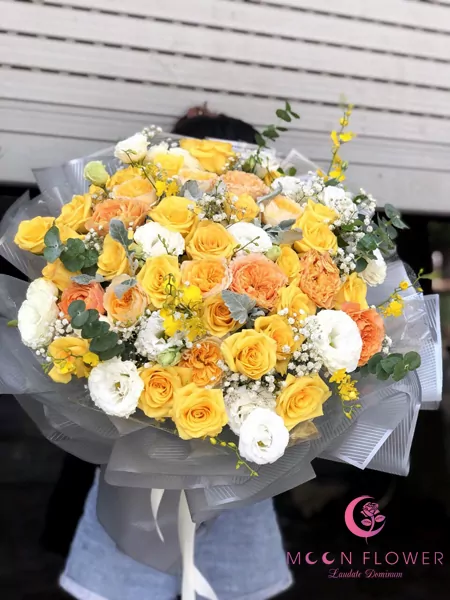 Bó hoa tặng ngày 20/10 cho một khởi đầu hợp tác