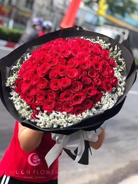 Bó hoa 99 bông hoa hồng đỏ