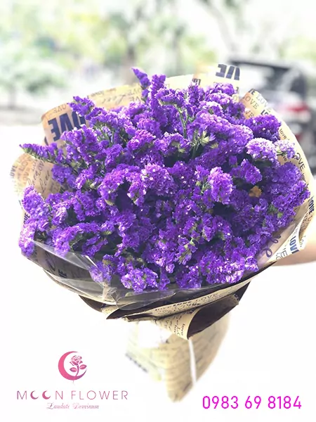 Bó hoa salem tím nhập- Yêu em mãi mãi