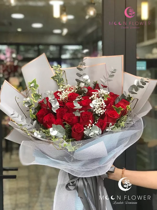 Bó hoa hồng tặng sinh nhật bạn gái, vợ yêu