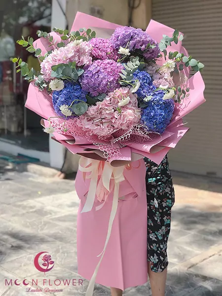 Bó hoa cẩm tú cầu nhập khẩu - Biết ơn chân thành
