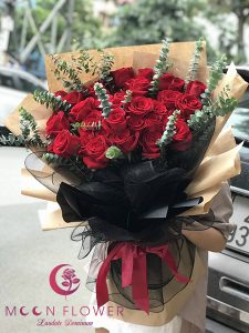 Bó hoa hồng đỏ tại Hà Nội - Tình yêu lãng mạn