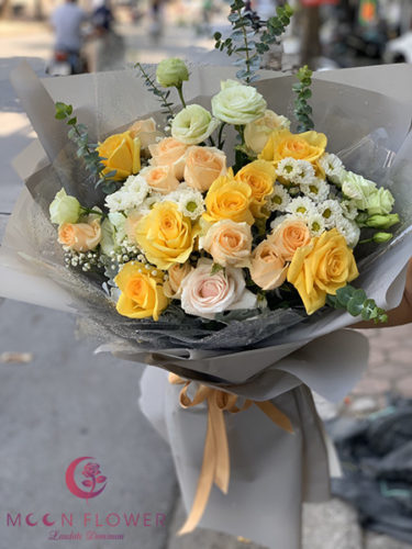 Bó hoa tặng sinh nhật Hà Nội - Lời chúc may mắn