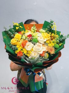 Bó hoa tặng sinh nhật Hà Nội - Hạnh phúc tươi sáng