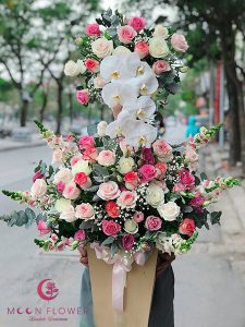 Giỏ hoa sinh nhật - Giàu Sang Phú Quý