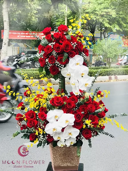 Giỏ hoa sinh nhật đẹp - Vượng khí