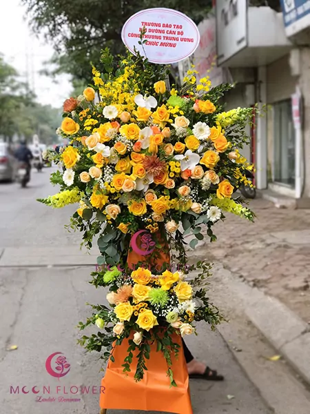 Kệ hoa khai trương Hà Nội - Phú Quý