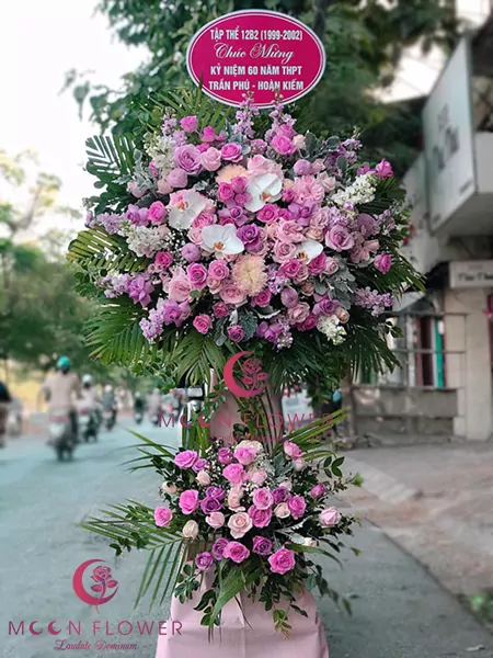 Lẵng hoa khai trương Hà Nội - Rực Rỡ