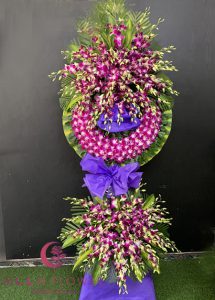 Vòng hoa lan tím tại Hà Nội - Tiếc Nhớ