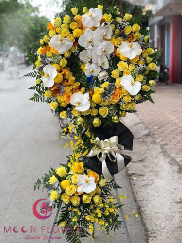 Vòng hoa tang lễ Hà Nội - Hy Vọng