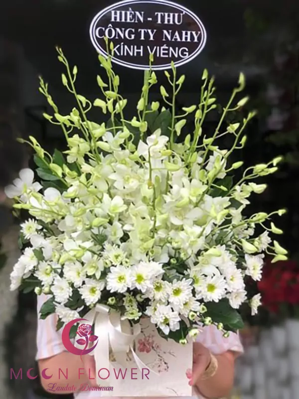 Giỏ hoa tang lễ - Vô thường