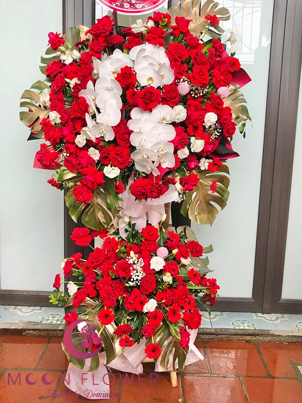 Lẵng hoa khai trương - Tấn tới