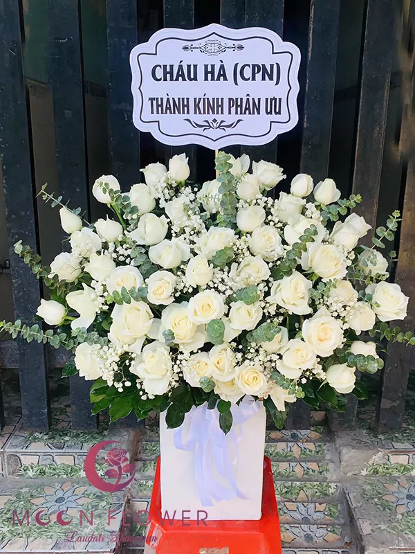 Giỏ hoa tang lễ - Siêu thoát