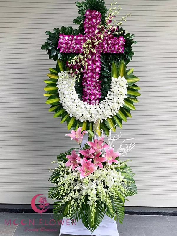 Hoa đám tang công giáo - Hạnh phúc
