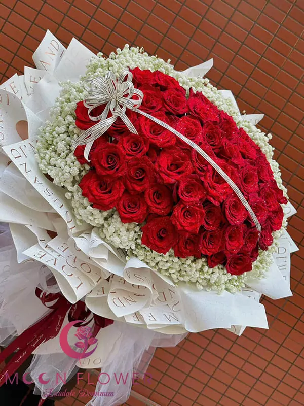 Bó hoa hồng Valentine Vĩnh Cửu