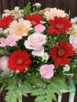 Bát hoa để bàn hội nghị - Mở Lòng