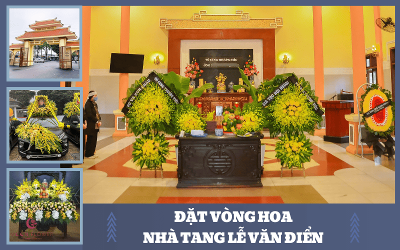 Dịch vụ đặt vòng hoa nhà tang lễ Văn Điển Thanh Trì