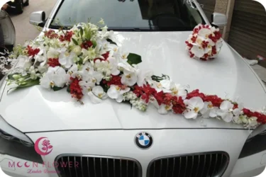 Xe hoa (SET3) Hoa trang trí xe cưới - Hoan Hỷ