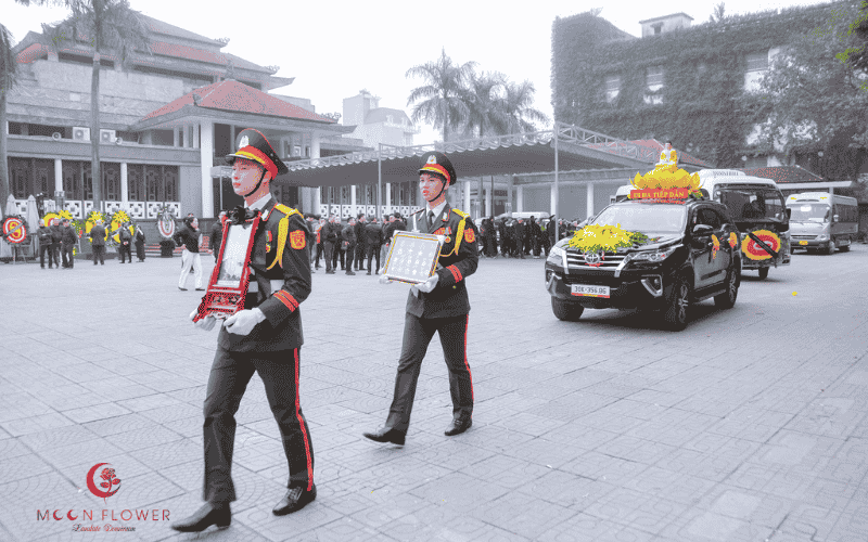 Khuôn viên nhà tang lễ Trần Thánh Tông
