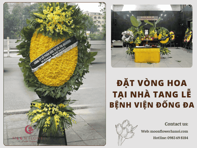 vòng hoa Bệnh viện Đống Đa