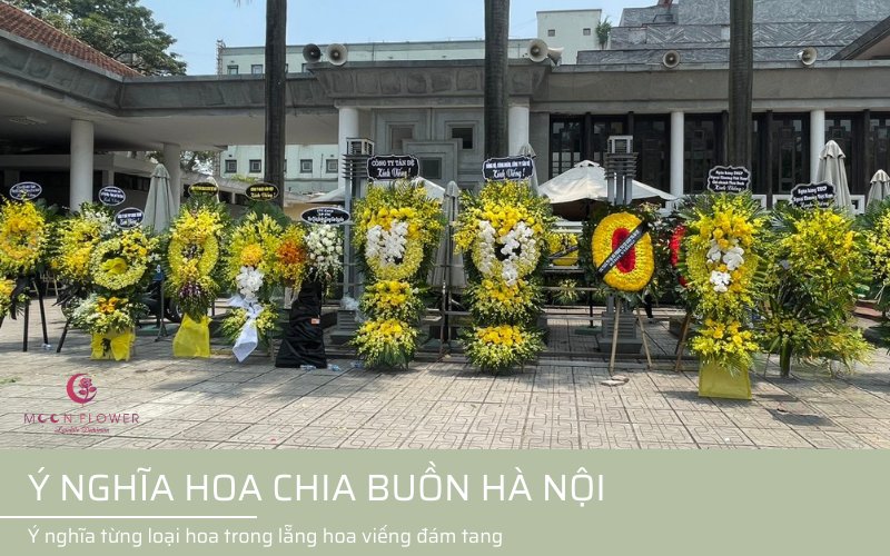 Ý nghĩa màu sắc hoa chia buồn Hà Nội