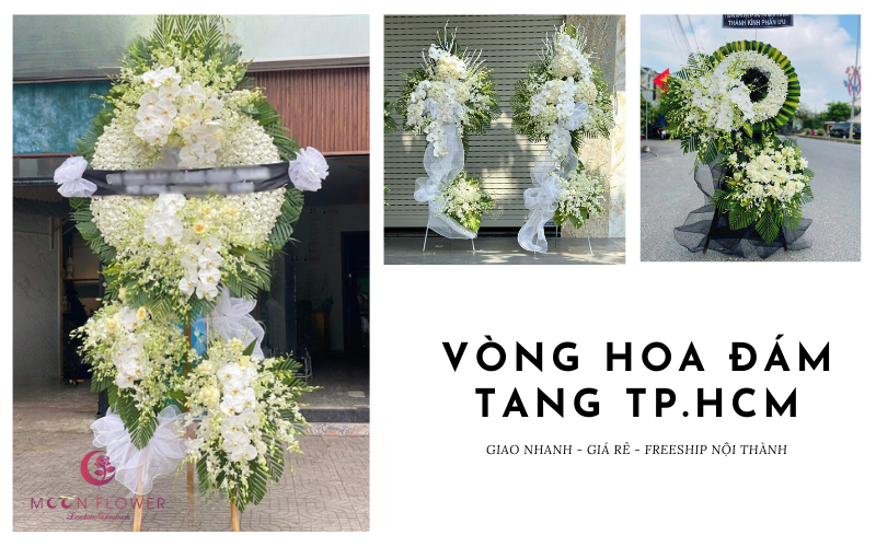 Đặt vòng hoa đám tang TPHCM giao nhanh - mẫu đẹp