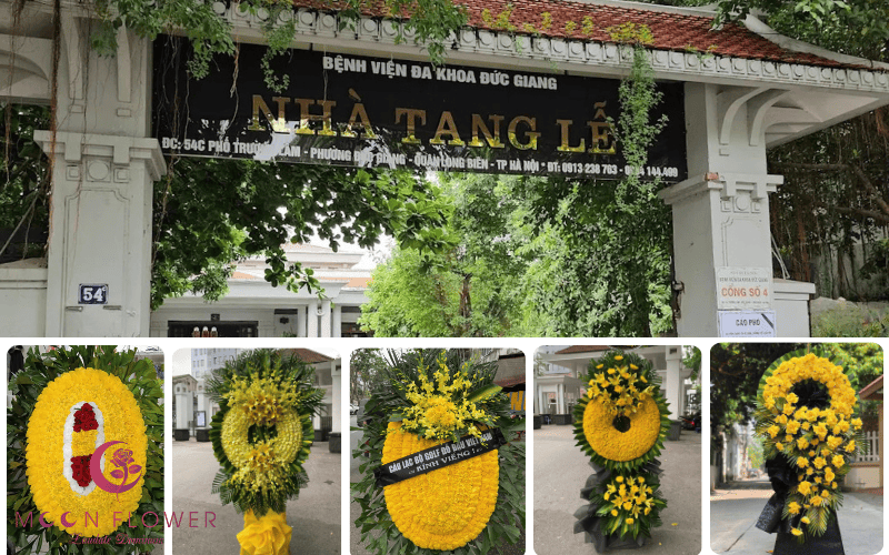 Dịch vụ đặt vòng hoa tang lễ tại Long Biên