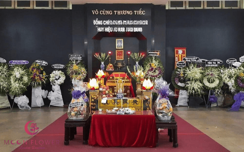 Hình ảnh lễ viếng tại nhà tang lễ quận 1