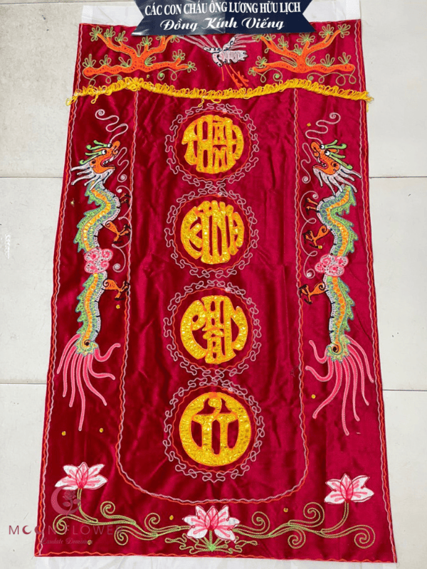 LIEN-02: Bức liễn tang lễ mẫu 02