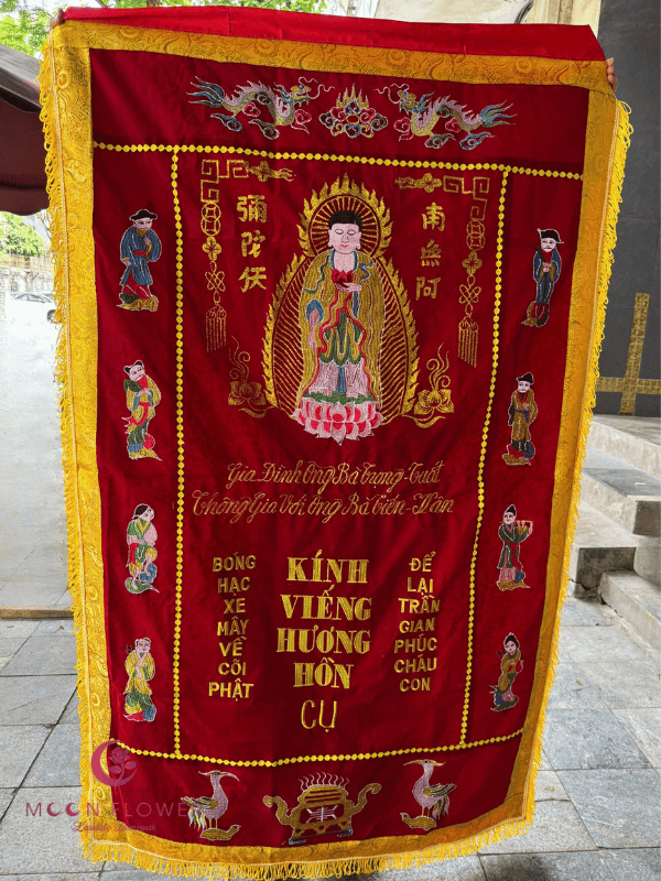 TRUONG-05: Bức trướng đám tang viếng bố mẹ thông gia
