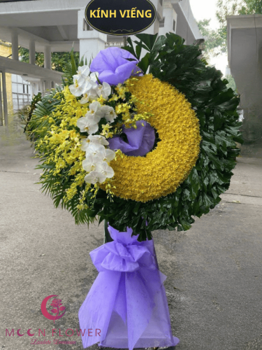 Lẵng hoa tang lễ Sương Khói Vô Thường