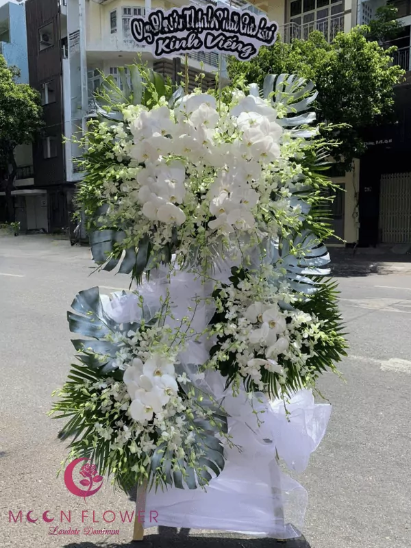 Vòng hoa đám tang Hẹn Gặp Thiên Thu