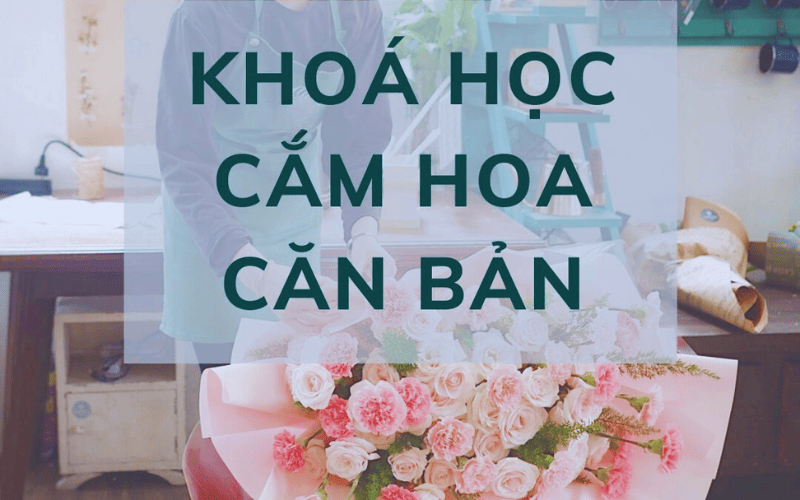 MoonFlower Store khai giảng khóa học cắm hoa tại Kim Ngưu