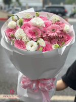 Bó Hoa Hồng Trắng Ý Nguyện