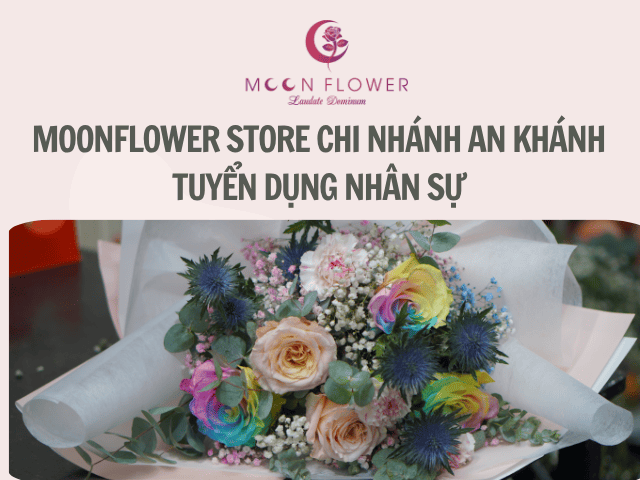 Banner MoonFlower Store An Khánh tuyển dụng nhân sự
