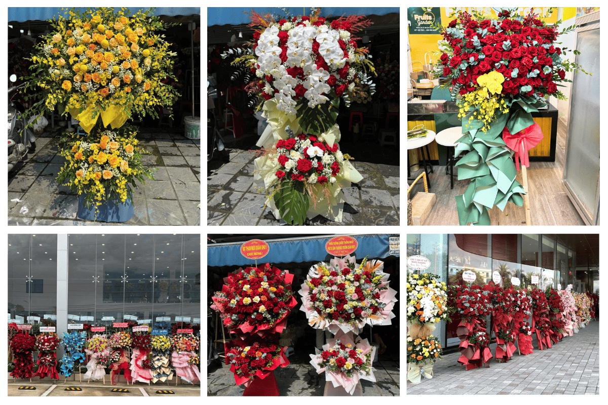 Dịch vụ hoa khai trương tại MoonFlower Store Kim Ngưu