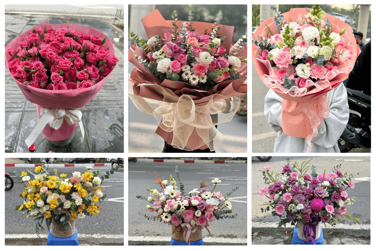 Dịch vụ hoa sinh nhật tại MoonFlower Store chi nhánh An Khánh