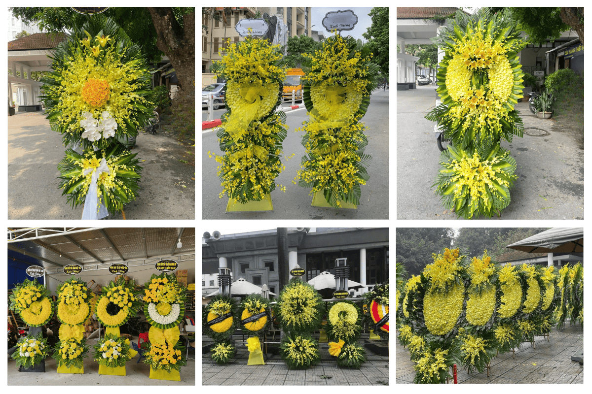 Dịch vụ hoa tang lễ tại MoonFlower Store Kim Ngưu