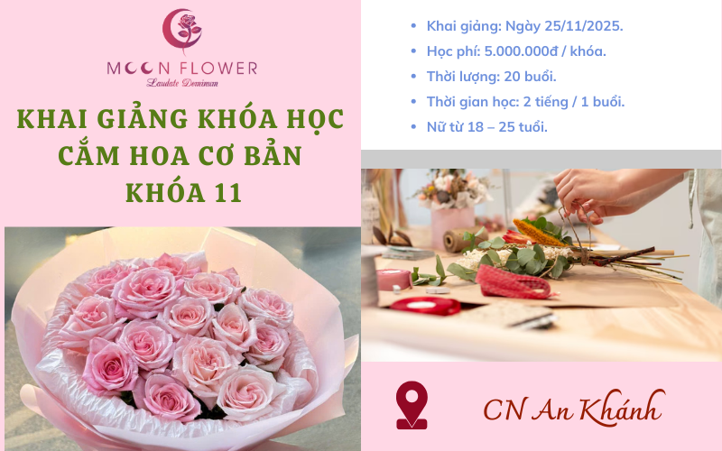 MoonFlower Store An Khánh tuyển dụng học viên khóa 11