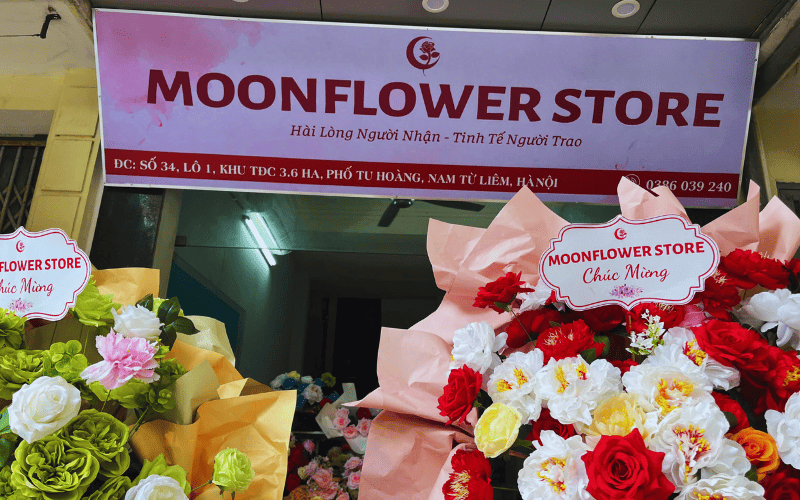 MoonFlower Store nhận giao nhận tận nơi