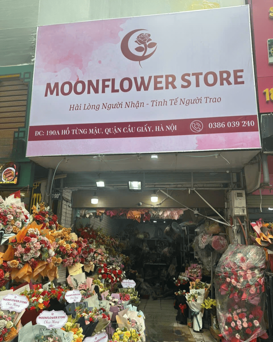 MoonFlower Store chi nhánh Hồ Tùng Mậu tuyển dụng nhân sự.