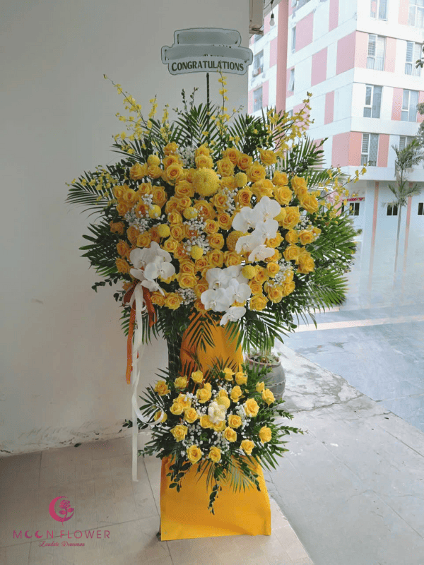 Lãng hoa khai trương - Khai Khí Vượng tràn đầy may mắn