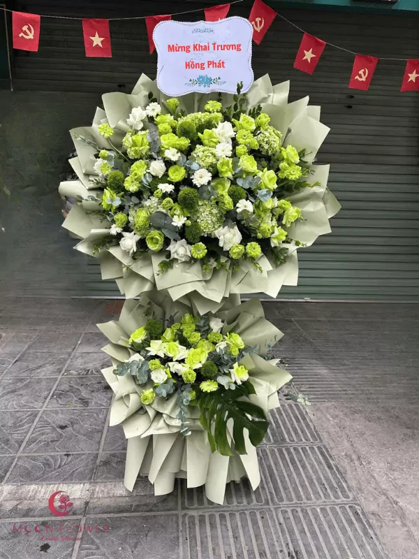 Lãng hoa mừng khai trương - Mở Tầm Nhìn(2)