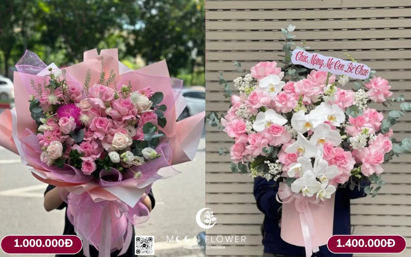 Bó hoa tặng ngày 20-10 đẹp ngọt ngào tinh tế gửi gắm tấm lòng tri ân sự yêu thương