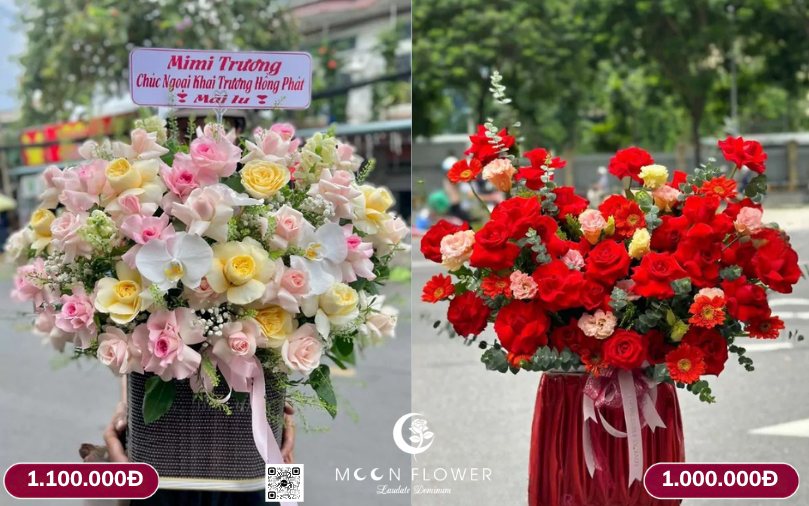 Giỏ hoa chúc mừng ngày 20 tháng 10 dành tặng người thân yêu gửi tấm lòng chân thành lời chúc tốt đẹp